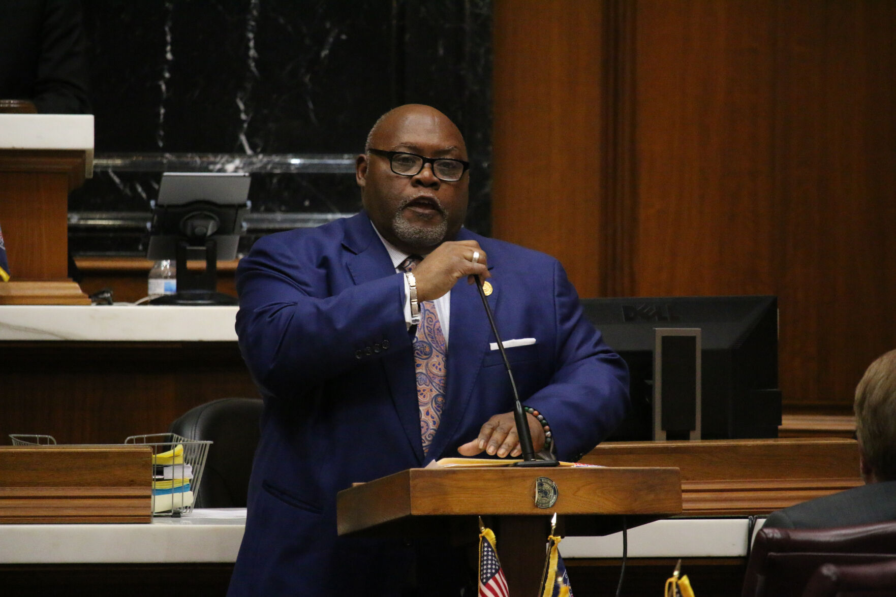 Rep. Greg Porter opposing HB 1001